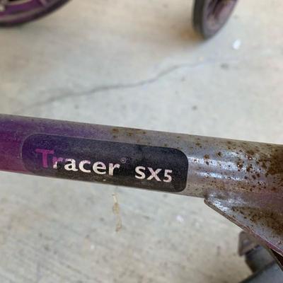 Purple Wheel Wheelchair