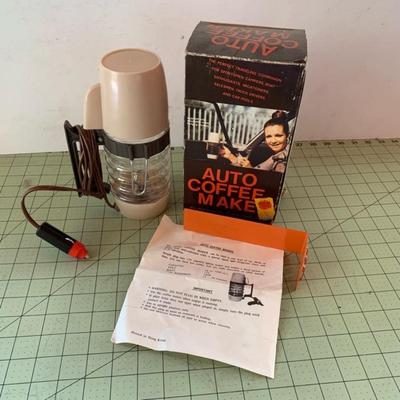 Vintage Auto Coffee Maker (for the Car)