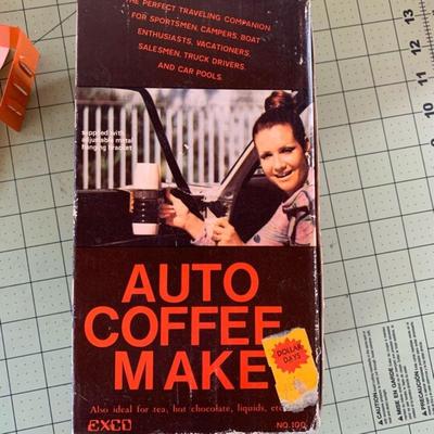 Vintage Auto Coffee Maker (for the Car)