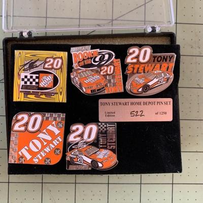 Tony Stewart Nascar Pin Set