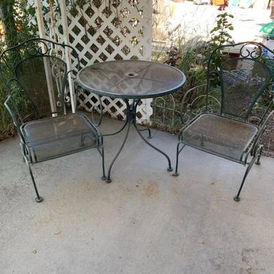 Iron Cafe Patio Furniture