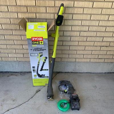 Ryobi One+ Cordless Trimmer and Blower Kit