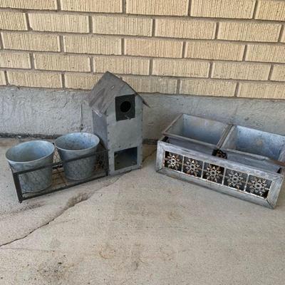 Metal Plant Pot Bundle