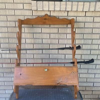 Wall Rack with Cupboard