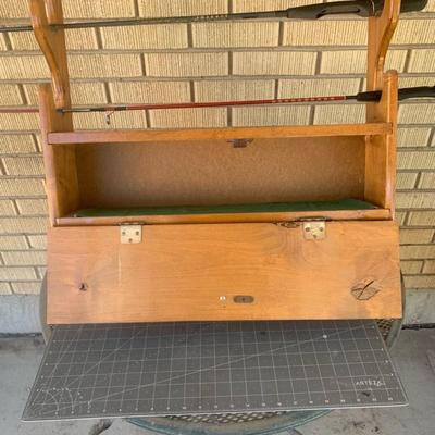 Wall Rack with Cupboard