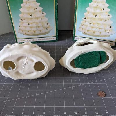 Christmas Tree Votive Holders