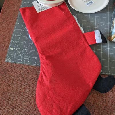 Christmas Stocking and Cookie Jar