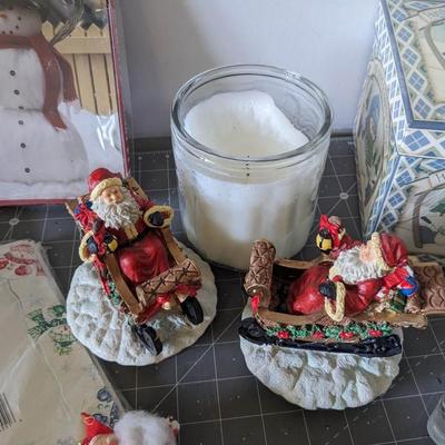 Christmas Figurines, Boxes, and Stationary