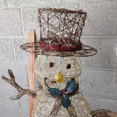 Snowman with Lights