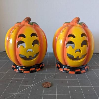 Jack O'Lantern Votive Holders