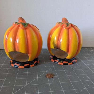 Jack O'Lantern Votive Holders