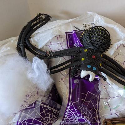 Webs and Pumpkin Decor
