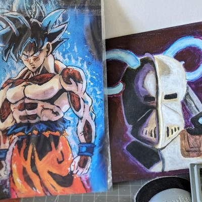 Books, Knee Pads, and Art Bundle