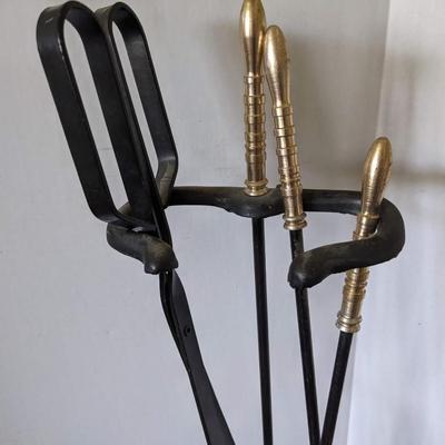 Quilt and Fire Place Tools