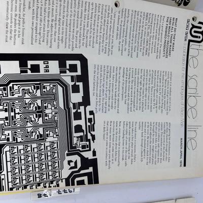 Micro Mask "The Scribe Line " Newsletter 1974-1978