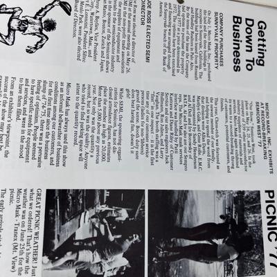 Micro Mask "The Scribe Line " Newsletter 1974-1978