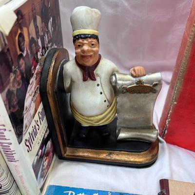 Vintage Betty Crocker Cooky Cook Books Chef book ends