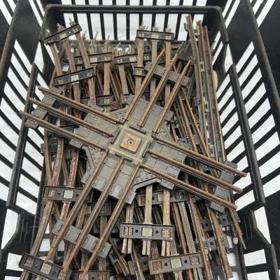 Marx  Metal Railroad Train Cars & Tracks *Read Details