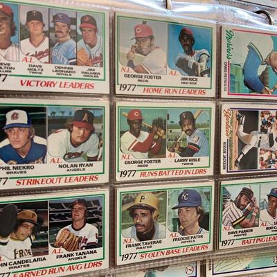 1978 Topps Baseball Cards Near Complete Set Clean In Estate Binder