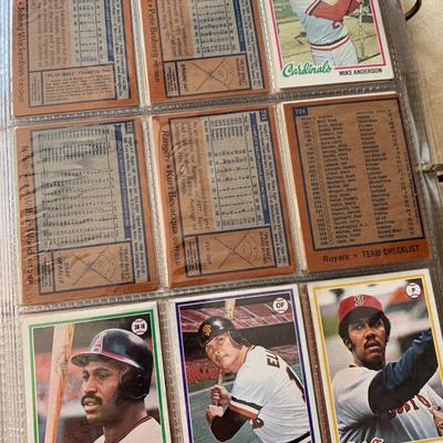 1978 Topps Baseball Cards Near Complete Set Clean In Estate Binder