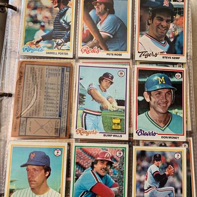 1978 Topps Baseball Cards Near Complete Set Clean In Estate Binder