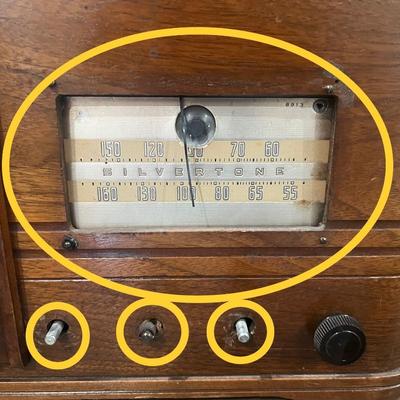 SILVERTONE 8913 Vintage Record Player - Radio - Recorder