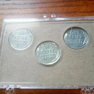 LOT 130 TWO OLD COIN ITEMS