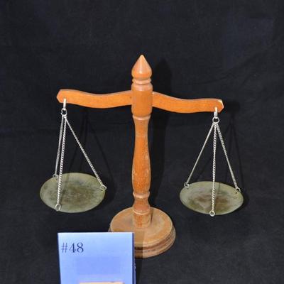Vintage Decorative Scales of Justice Balance Scale 10"