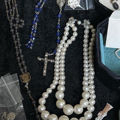 Pearls, pins & rosaries