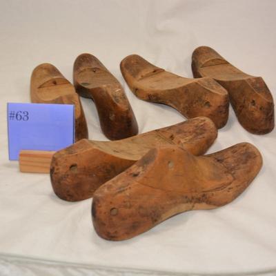Lot of Antique Women's Shoe Lasts
