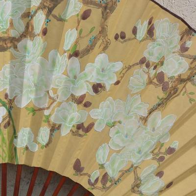Large Vintage Decorative Asian Folding Fan