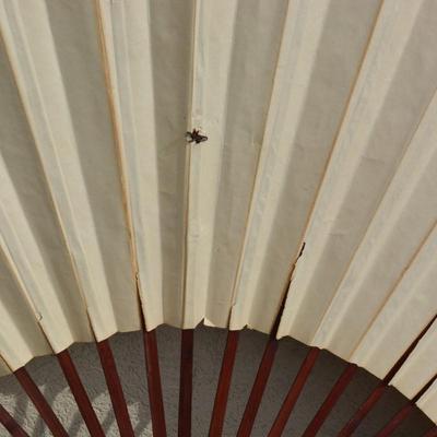 Large Vintage Decorative Asian Folding Fan