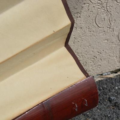 Large Vintage Decorative Asian Folding Fan