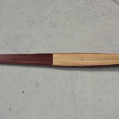 Large Vintage Decorative Asian Folding Fan