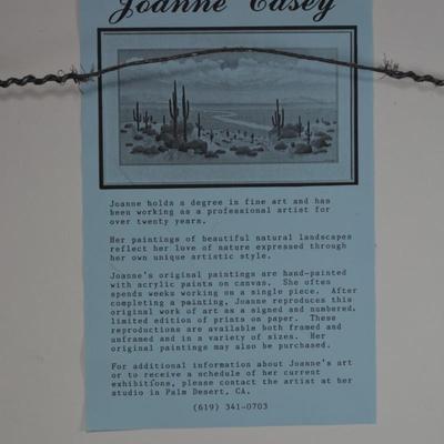 Joanne Casey Framed & Matted 1992 Signed Print 24/1000