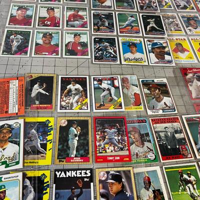 Sleeved Baseball Cards from the 80's 