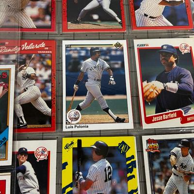 Sleeved Baseball Cards from the 80's 