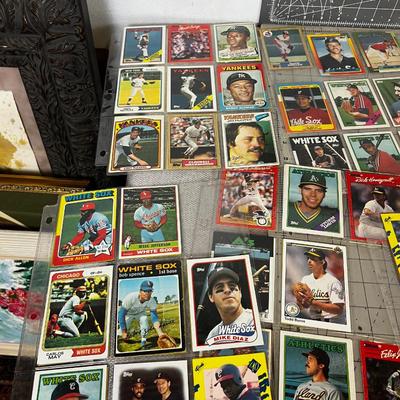 Sleeved Baseball Cards from the 80's 