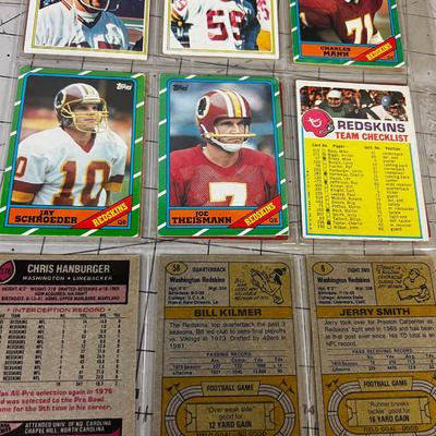 Sleeved Football Cards from the 70's 