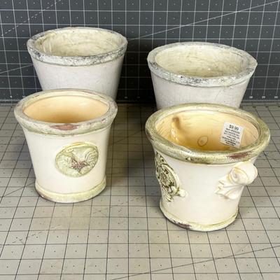 Terracotta Flower Pots (4) 