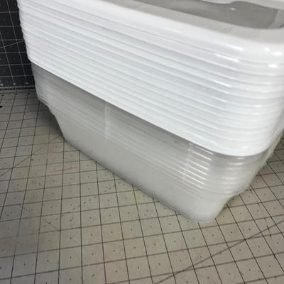 Lot of Small Size Totes with Lids