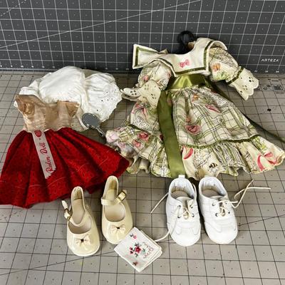 American Girl Dress and other Doll Clothing LOT 