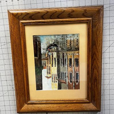 Oil on Board  Venice by Crespi 