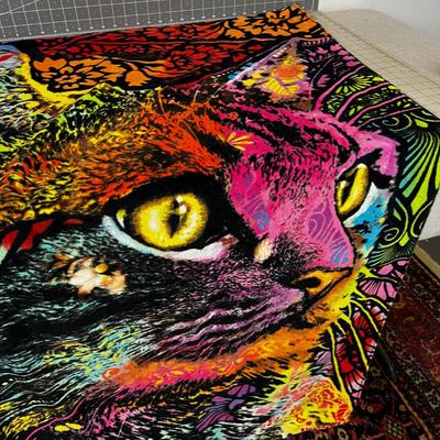  Psychedelic CatTowel 