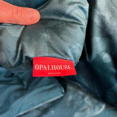 Queen Turquoise Colored Bed Spread Comforter, by Opal House