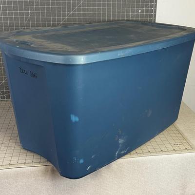 30 Gallon Tote Blue