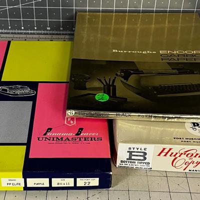 A Bunch of Carbon Paper