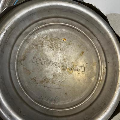 Set of 4 Vintage Hubcaps