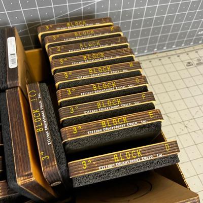 Set of Ellison Stencil Blocks 
