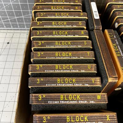 Set of Ellison Stencil Blocks 